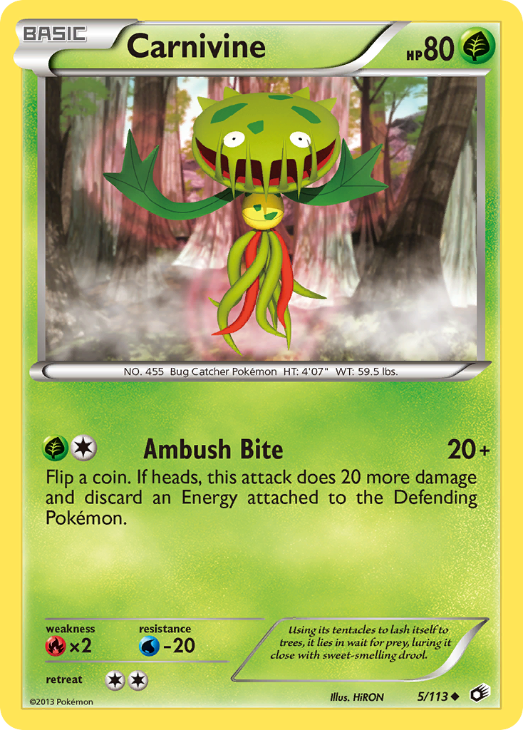 Legendary Treasures Carnivine #5/113